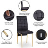Velvet High Back Nordic Dining Chair Modern Chair With Golden Color Legs Velvet High Back Nordic Dining Chair Modern Chair With Golden Color Legs