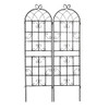 Metal Garden Rustproof Trellis For Climbing Plants Outdoor Flower Support Metal Garden Rustproof Trellis For Climbing Plants Outdoor Flower Support