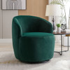 Velvet Fabric Swivel Accent Armchair Barrel Chair With Powder Coating Metal Ring Velvet Fabric Swivel Accent Armchair Barrel Chair With Powder Coating Metal Ring