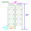 Metal Garden Trellis Rustproof Trellis For Climbing Plant Outdoor Flower Support