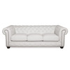 Traditional Tufted Leather Chesterfield Nailhead Sofa Traditional Tufted Leather Chesterfield Nailhead Sofa