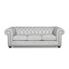 Traditional Tufted Leather Chesterfield Nailhead Sofa Traditional Tufted Leather Chesterfield Nailhead Sofa