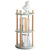 Storage Shelf, 360° Rotating Bookshelf, Bookcase With Large-Capacity Storage Space, Multifunctional Storage Rack, Compact Design For Living Room