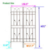 Metal Garden Trellis Rustproof For Climbing Plants Outdoor Flower Support