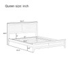 Modern Solid Wood Platform Bed