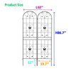 Garden Metal Trellis Rustproof Trellis For Climbing Plants Outdoor Flower Support