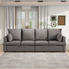 4 Seat Chenile Sectional Sofa Set With 2 Pilows, Freely Combinable