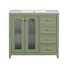 Bathroom Vanity With Two Soft Close Doors, Adjustable Shelves And Three Drawers