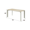 Ingram - Ceramic Top Dining Table - Light Gray Ingram - Ceramic Top Dining Table - Light Gray
