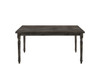 Claudia II - Weathered 7 Pieces Dining Room Set - Gray