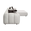 Manilla - Sectional Sofa With 8 Pillows - Ivory White Manilla - Sectional Sofa With 8 Pillows - Ivory White