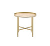 Mithea - End Table - Oak / Gold
