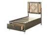 Skylar - Full Bed With LED & Storage - Dark Champagne Skylar - Full Bed With LED & Storage - Dark Champagne