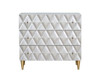 Anson - Console Cabinet - Silver / Champagne