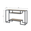 Idella - Sofa Table - Rustic Oak / Black Idella - Sofa Table - Rustic Oak / Black