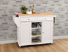 Tullarick - Kitchen Cart - Natural / White