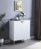 Gaines - High Gloss Console Cabinet - White Gaines - High Gloss Console Cabinet - White