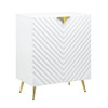 Gaines - High Gloss Console Cabinet - White Gaines - High Gloss Console Cabinet - White