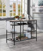 Lona - Kitchen Island - Rustic Oak / Black Lona - Kitchen Island - Rustic Oak / Black