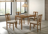 Kayee - 5 Pieces Pack Dining Set - Weathered Oak Kayee - 5 Pieces Pack Dining Set - Weathered Oak