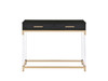 Adiel - Sofa Table - Black / Gold