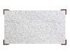 Hettie - Dining Table With Engineered Stone Top - Brown