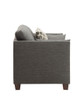 Laurissa - Chair With 3 Pillows - Light Charcoal