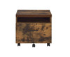 Bob - File Cabinet - Weathered Oak / Black Bob - File Cabinet - Weathered Oak / Black