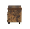 Bob - File Cabinet - Weathered Oak / Black Bob - File Cabinet - Weathered Oak / Black