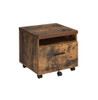 Bob - File Cabinet - Weathered Oak / Black Bob - File Cabinet - Weathered Oak / Black