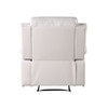 Eilbra - Synthetic Leather Power Motion Recliner - Beige