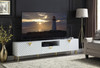 Gaines - High Gloss TV Stand - White