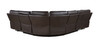 Saul - Power Recliner Sectional Sofa With USB Port Cupholder Console