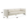 Jaeda - 3 Piece Living Room Set With Elegant Accent Chair
