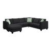 Sectional Sofa Couches Living Room Sets, 7 Seats Modular Sectional Sofa With Ottoman, L Shape Fabric Sofa Corner Couch Set With 3 Pillows Sectional Sofa Couches Living Room Sets, 7 Seats Modular Sectional Sofa With Ottoman, L Shape Fabric Sofa Corner Couch Set With 3 Pillows