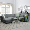 Sectional Sofa Couches Living Room Sets, 7 Seats Modular Sectional Sofa With Ottoman, L Shape Fabric Sofa Corner Couch Set With 3 Pillows Sectional Sofa Couches Living Room Sets, 7 Seats Modular Sectional Sofa With Ottoman, L Shape Fabric Sofa Corner Couch Set With 3 Pillows