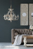 Large Wooden Wall Art Panels With Distressed Round Mirror Accents (Set of 2) - White