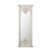 Full Length Mirror With Solid Wood Frame, Floor Mirror For Living Room Bedroom Entryway - White