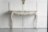 Slimline wash Console Table, For Hallway Living Room Bedroom - White Washed