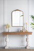 Arch Mirror, Baroque Inspired Wall Decor For Bathroom, Bedroom, Living Room