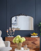 Arch Mirror, Baroque Inspired Wall Decor For Bathroom, Bedroom, Living Room