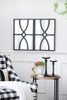 Rectangular Wooden Wall Mirror With Antique Frame, Vertical Or Horizontal Home Decor For Living Room (Set of 2)