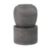Heavy Outdoor Cement Fountain Antique, Cute Unique Urn Design Water Feature For Home Garden