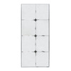 Traditional Decor Style Antique Glass Panel Mirror, Wall Mirror For Bathroom Entryway Console Lean Against Wall