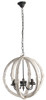 Chandelier, Hanging Light Fixture With Adjustable Chain For Kitchen, Bulb Not Included