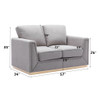 Valin - 3 Piece Living Room Set Meeting Room And Small Apartment Sofa Loveseat Chair - Gray Valin - 3 Piece Living Room Set Meeting Room And Small Apartment Sofa Loveseat Chair - Gray