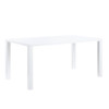 Pagan - High Gloss Dining Table - White