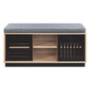 Gamaliel - Bench With Storage - Oak / Espresso Gamaliel - Bench With Storage - Oak / Espresso