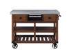 Kailey - Kitchen Cart - Antique Oak