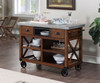 Kailey - Kitchen Cart - Antique Oak